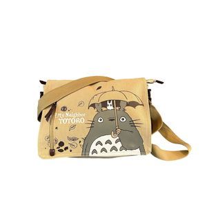 Anime My Neighbor TOTORO Canvas Shoulder Messenger Laptop School Bag